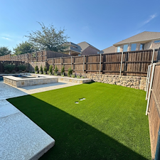 Poolside-Landscape-Artificial-Turf-Installation-in-Argyle-TX 4